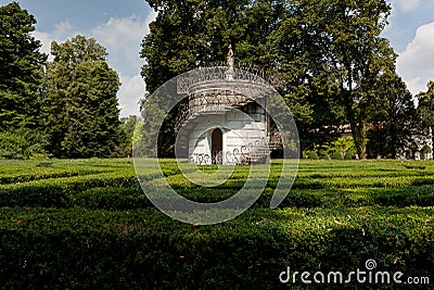 Labyrinth of Love park Villa Pisani, Stra, Veneto, Italy Stock Photo