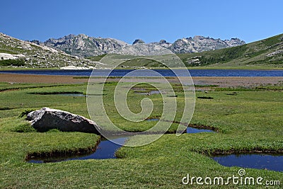 Lac de Nino , Corsica Stock Photo