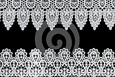 Lace Borders Stock Photo