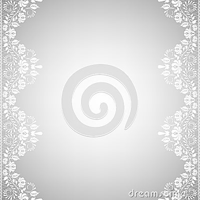 Lace fabric background Vector Illustration
