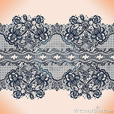 Lace pattern Vector Illustration