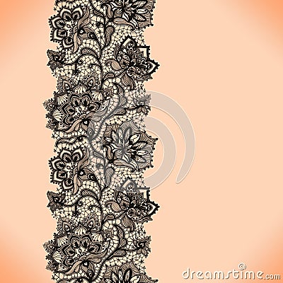 Lace pattern Vector Illustration