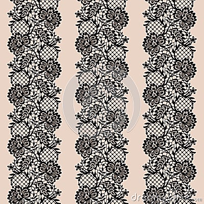 Lace Seamless Pattern Vector Illustration