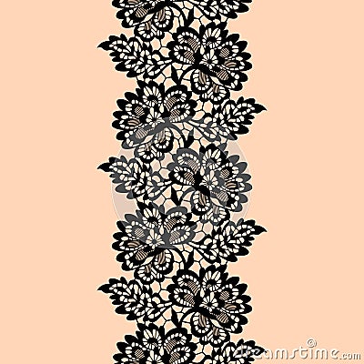 Lace Seamless Pattern Vector Illustration