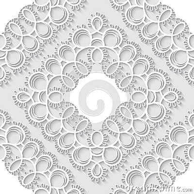 Lace seamless pattern Vector Illustration