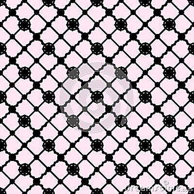 Lace Seamless Pattern. Lace Vector Background. Vector Illustration