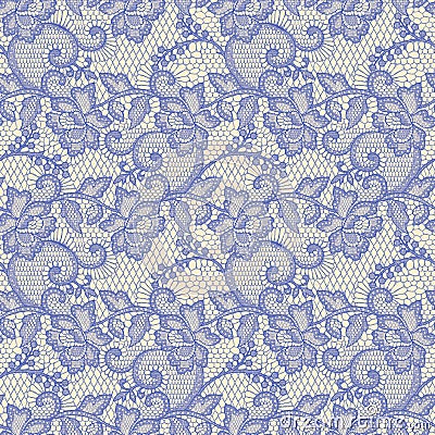 Lace Seamless pattern. Vector Illustration