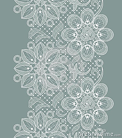 Lace Seamless Pattern Vector Illustration