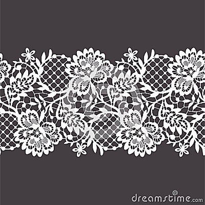 Lace Seamless Pattern Vector Illustration