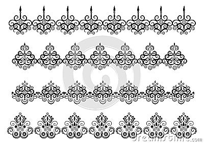 Lace Set Vector Illustration