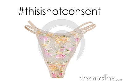 This is not consent Stock Photo