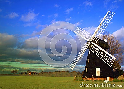 Lacey Green Windmill Stock Photo