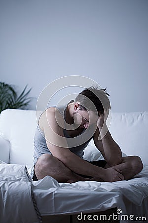 Lack of sleep Stock Photo