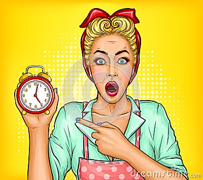 Lack of time on housework vector concept Vector Illustration