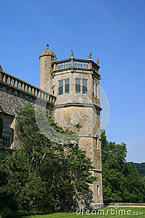 Lacock Abbey Tower Stock Photo