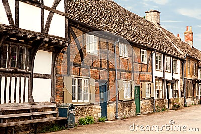 Lacock cottages Stock Photo