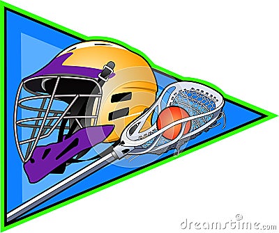Lacrosse Cartoon Illustration