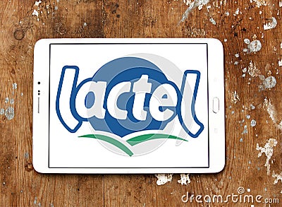 Lactel company logo Editorial Stock Photo