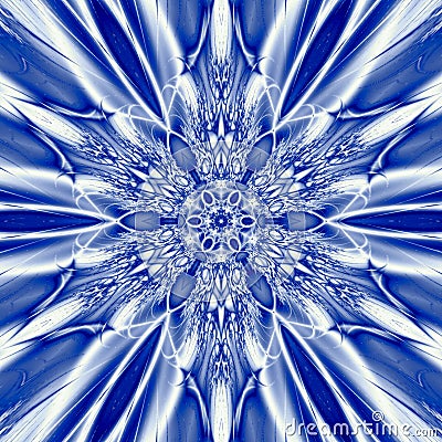 Lacy arabesque designs, oriental ornament or cold russian picture, snowflake star mandala Stock Photo