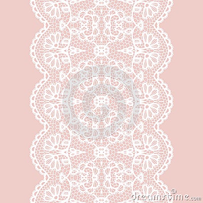 Lacy vintage trim. Vector Illustration