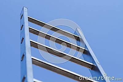 Ladder and sky Stock Photo