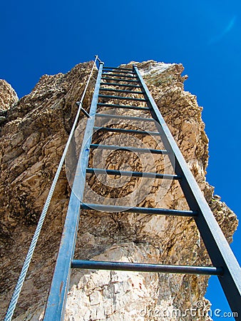 Ladder to the sky Stock Photo