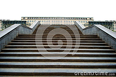 The ladder is the way to success Stock Photo