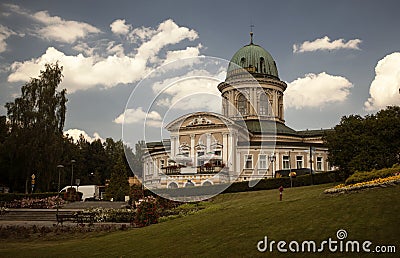 Ladek Zdroj is a town in Klodzko County, Poland Editorial Stock Photo