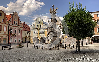 Ladek Zdroj is a town in Klodzko County, Poland Editorial Stock Photo