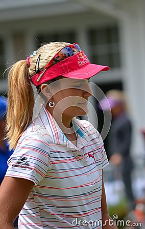 Ladies Professional Golfer Lexi Thompson KPMG Women's PGA Championship 2016 Editorial Stock Photo