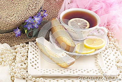 Ladies Tea Party Stock Photo