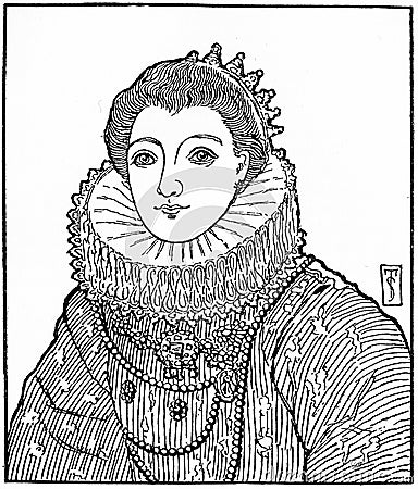 Lady Anna Mackenzie of Scotland Stock Photo