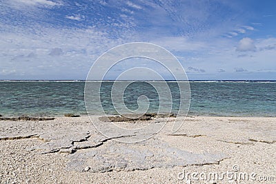 Lady Elliot Island coral beach Stock Photo