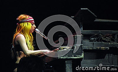 Lady Gaga Live Feb 28 2011 Editorial Stock Photo