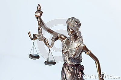 Lady justice figure Stock Photo