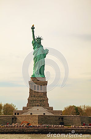 Lady Liberty statue in New York Stock Photo