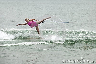 Lady water ballet Editorial Stock Photo