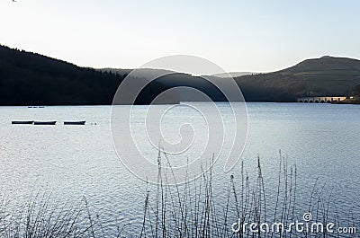 Ladybower Reservoir, Derwent Valley, Derbyshire, England Stock Photo