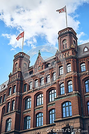 Laeiszhof in Hamburg Germany Stock Photo