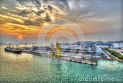 Laem Chabang - Bankok Stock Photo