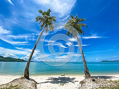 Laem Had paradise Beach in Koh Yao Yai, island in the andaman sea between Phuket and Krabi Thailand Stock Photo