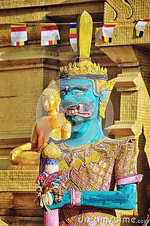 Laem Sor Pagoda in Ko Samui, Thailand Stock Photo