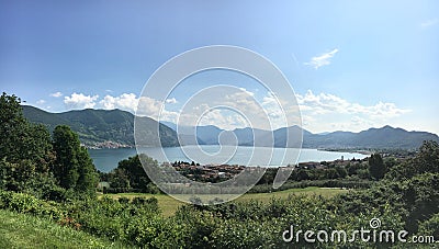 Lago d'Iseo Stock Photo