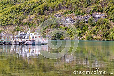 Lago del Desierto, Patagonia - Argentina Stock Photo