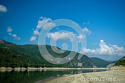 Lago del Salto, Petrella Salto, Province of Rieti, Italy Stock Photo