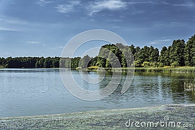 Lagoon in Kobyla Gora Stock Photo