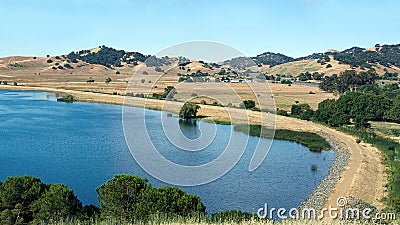 Lagoon Valley Park lake Stock Photo