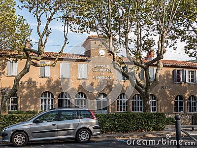 Lagrasse Languedoc-Roussillon, France Editorial Stock Photo