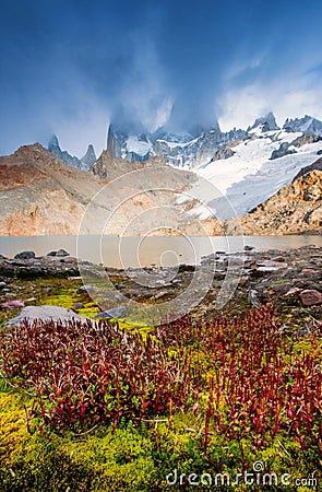 Laguna de Los Tres Stock Photo