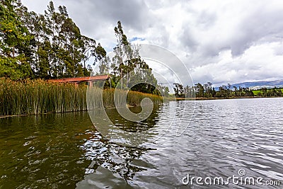 Laguna El Salado, Carchi Stock Photo